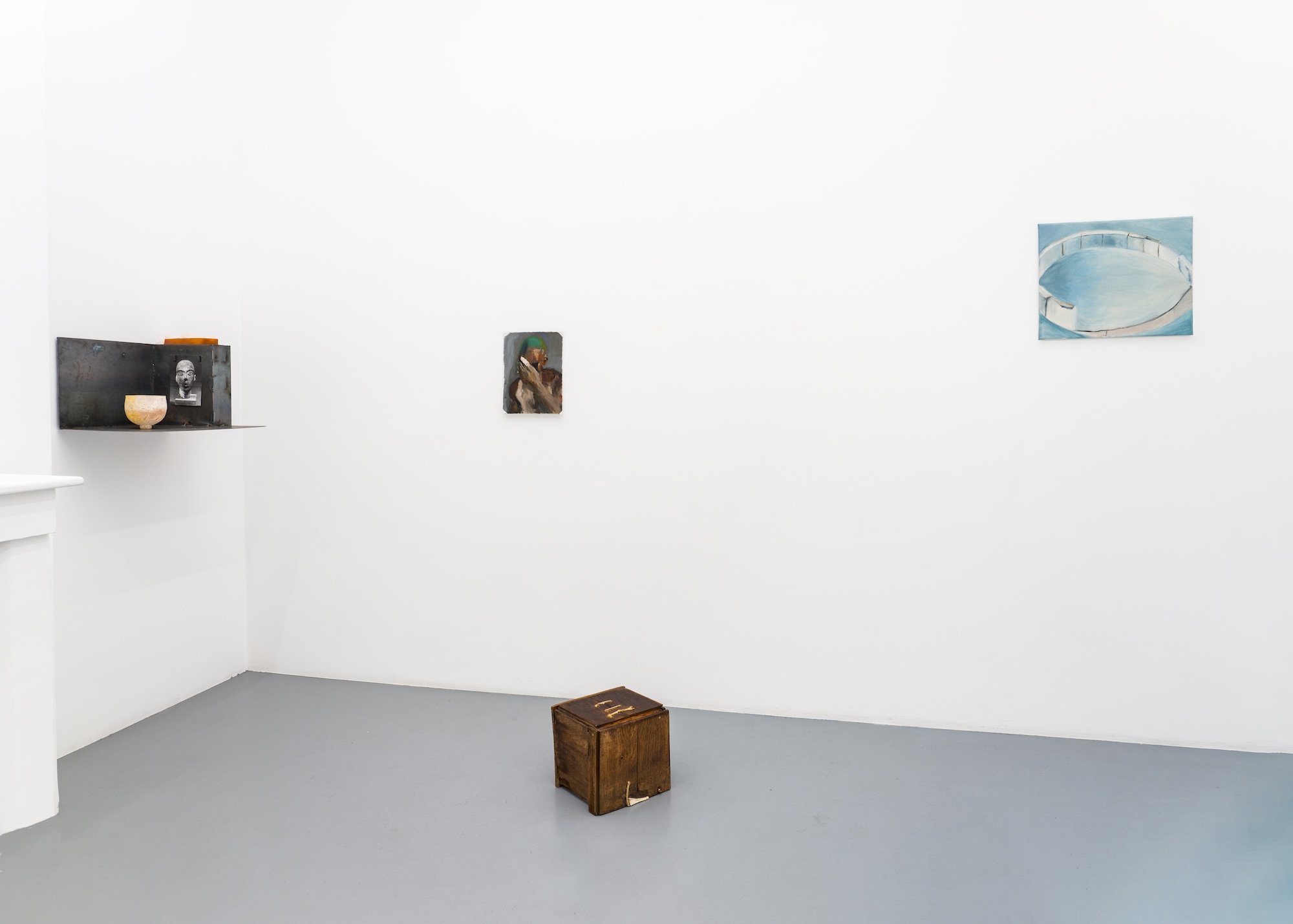 Sébastien Bonin, ISOLA, 2023, mix media group show at Michel Rein