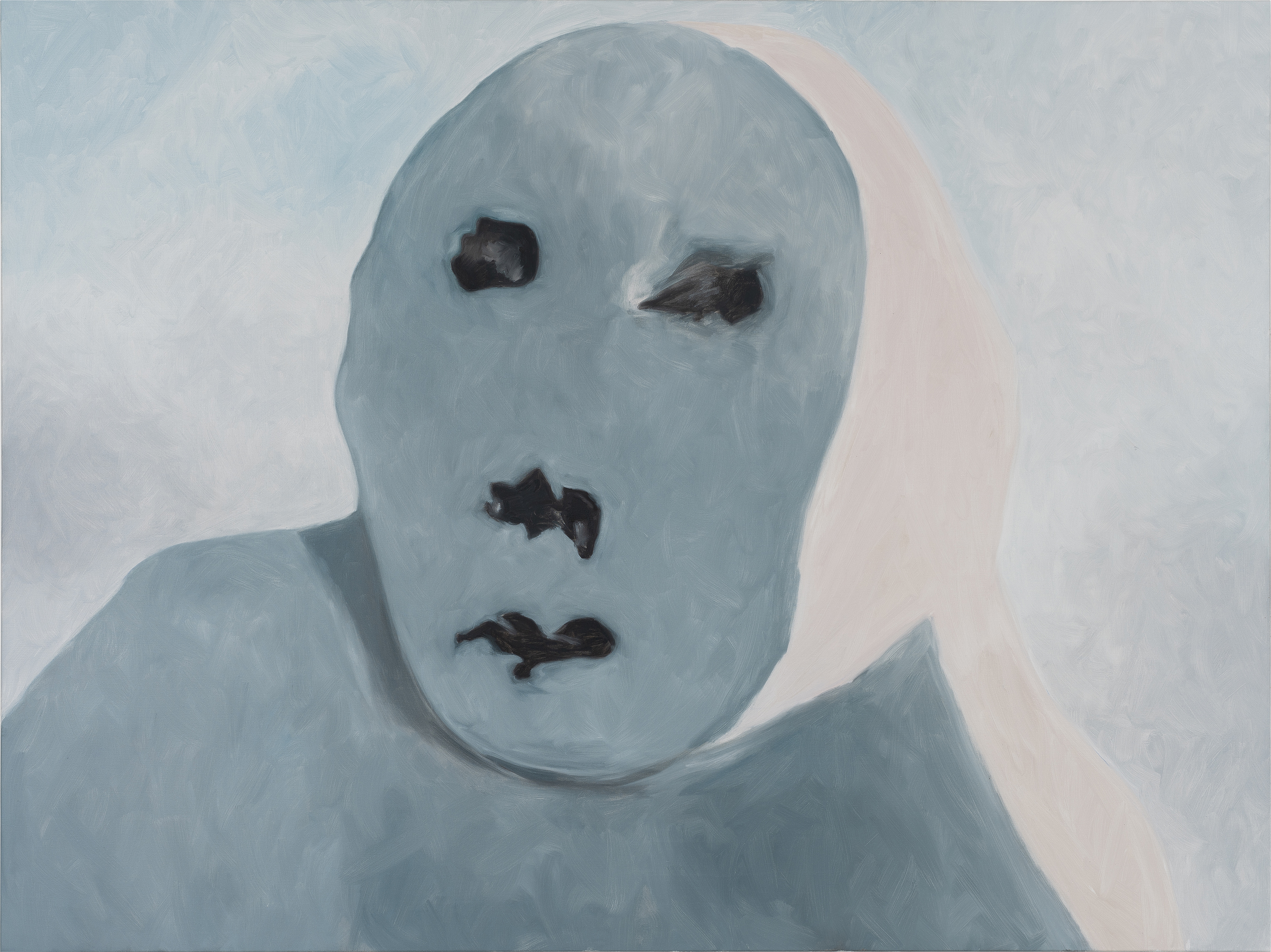 Sébastien Bonin, La cible, 2025, oil on canvas, 120 x 160 cm