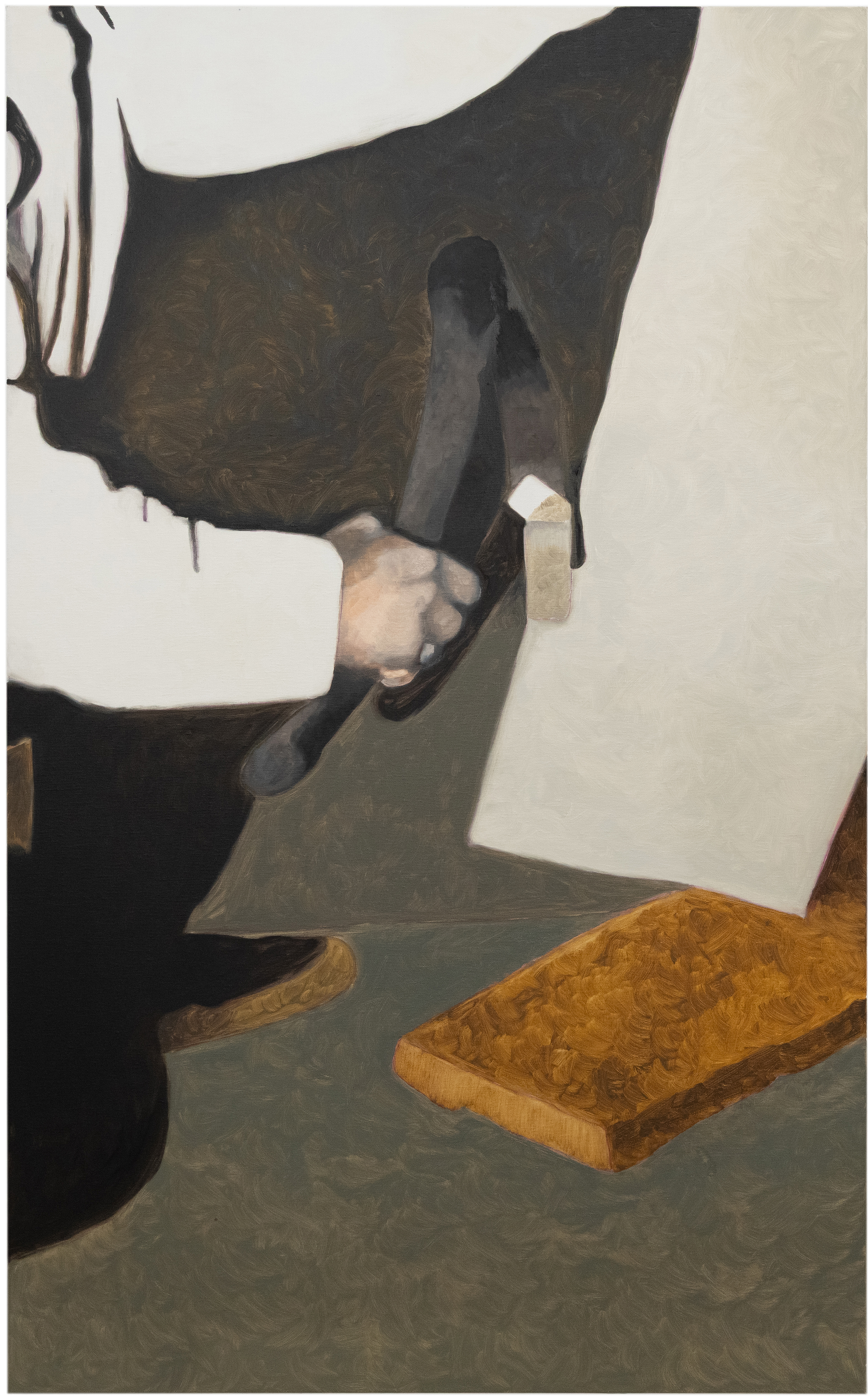 Sébastien Bonin, La taille, 2026, oil on canvas, 150 x 93 cm